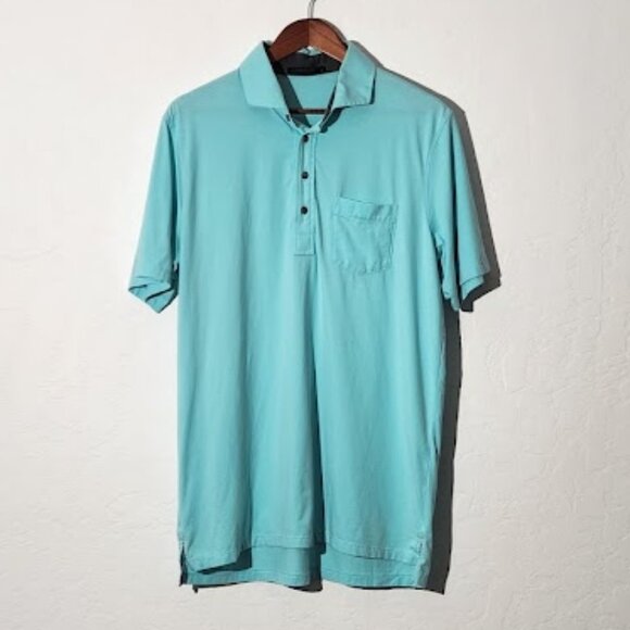 Greyson Golf Men's Short Sleeve Polo Shirt Size Large - Picture 1 of 4